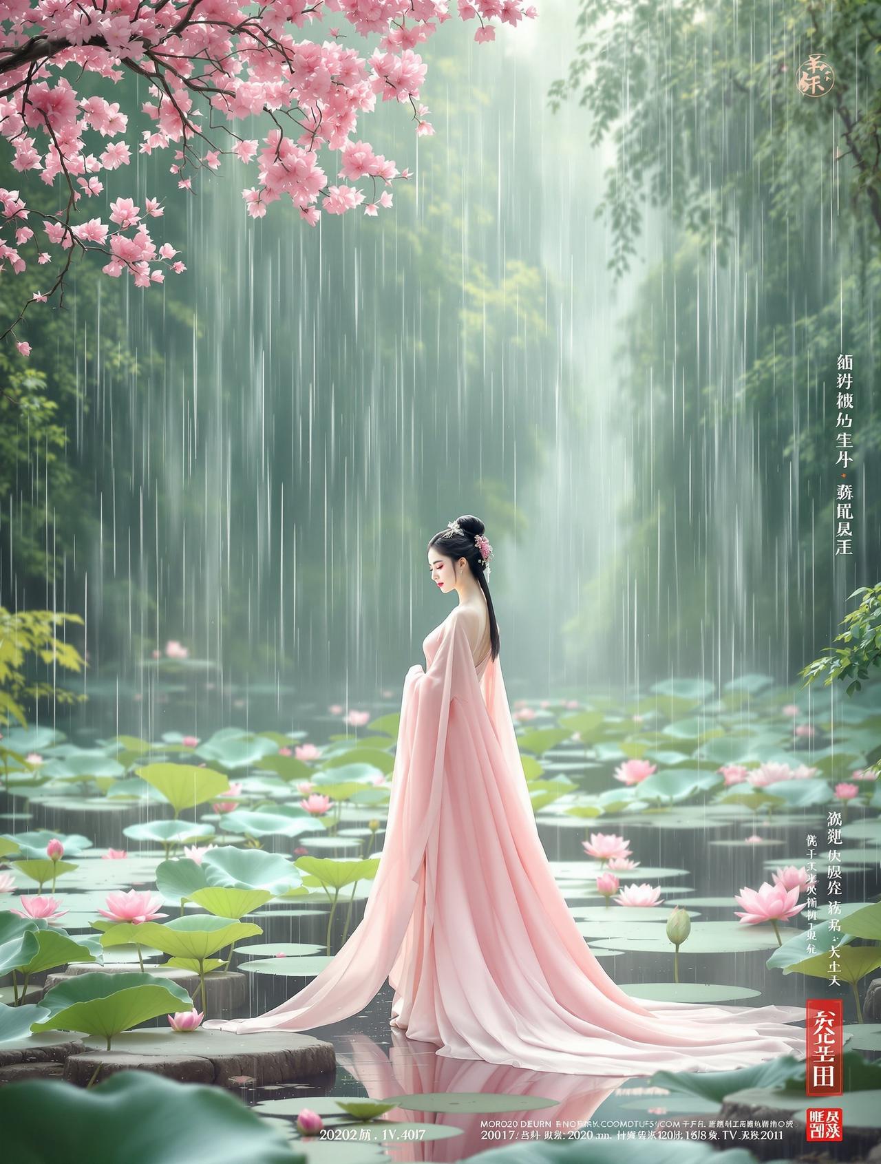 四海影视剧集《烟雨江南》官方海报