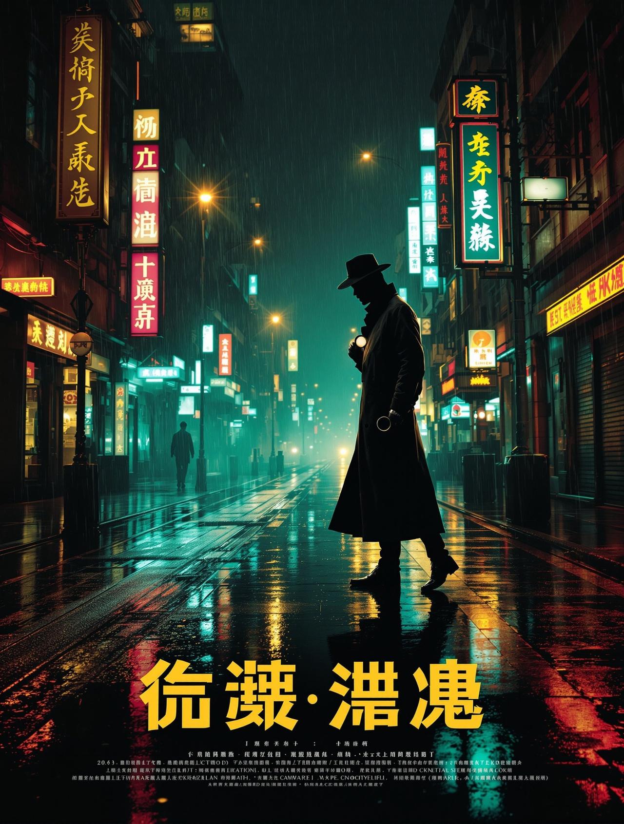 四海影视重磅悬疑剧《暗夜追凶》主海报