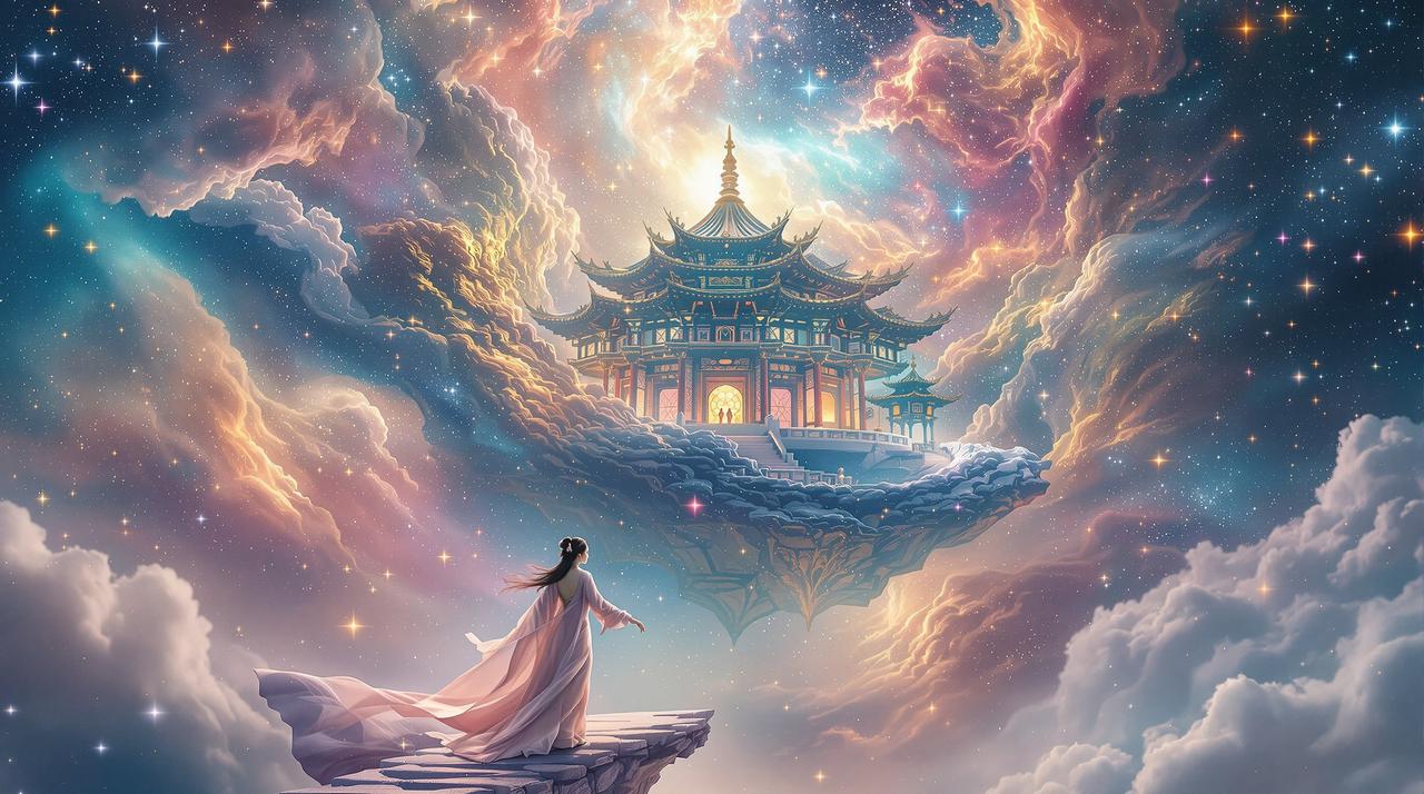 四海影视古装仙侠剧《星河奇缘》场景剧照